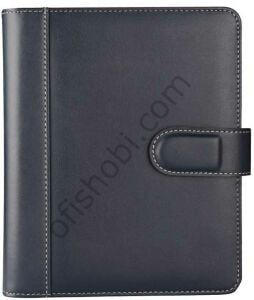 2K Organizer Ajanda Tarihsiz Kareli 4 Halkalı 5302 Lacivert 19,5x23 Cm