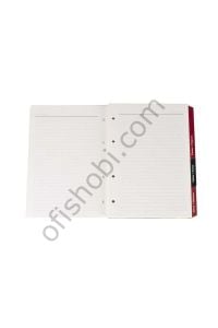 2K Organizer Ajanda Yedeği 4 Delikli Ydk2 Tarihsiz Çizgili 15x21 Cm