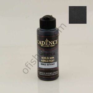 Cadence Premium Akrilik Boya 0002 Siyah 120 Ml