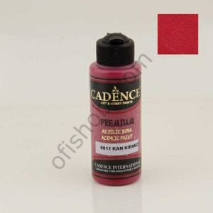 Cadence Premium Akrilik Boya 0011 Kan Kırmızı 120 Ml