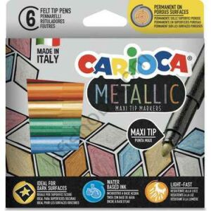 Carioca Metalik Keçeli Kalem 8 Li