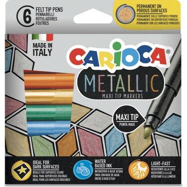 Carioca Metalik Keçeli Kalem 8 Li
