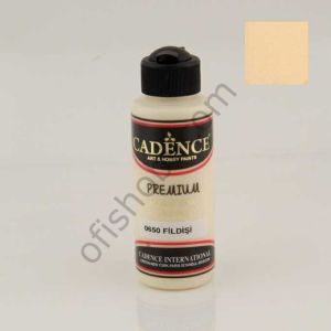 Cadence Premium Akrilik Boya 0650 Fildişi 120 Ml