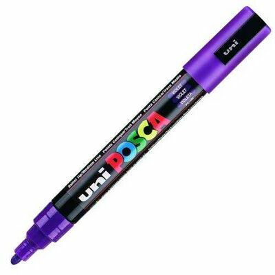 Uni Posca 1.8-2.5 Su Bazlı Poster Markörü Mor
