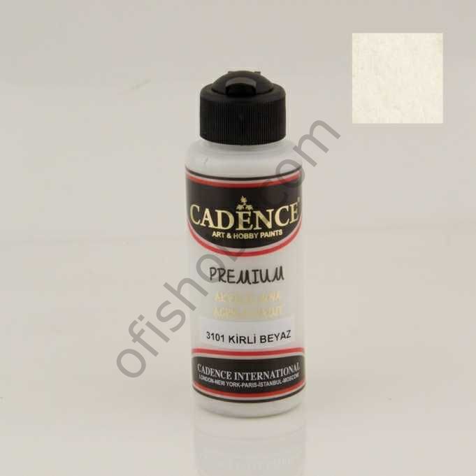 Cadence Premium Akrilik Boya 3101 Kirli Beyaz 120 Ml