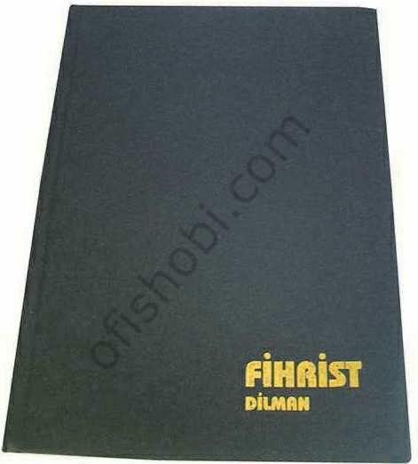 Dilman Fihrist 14,5x20,5 20 Yaprak 14 Basamak
