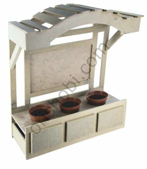 Baykon Ahşap Çiçeklik No 1