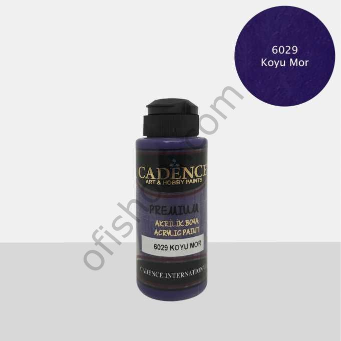 Cadence Premıum Akrilik Boya 6029 Koyu Mor 25 Ml
