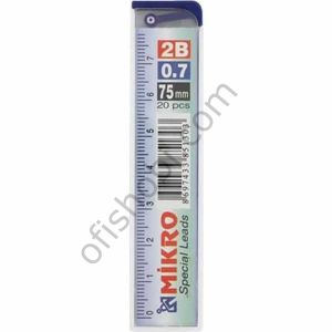 Mikro M-750 75 MM Cetvelli Kurşun Kalem Ucu 0.7MM
