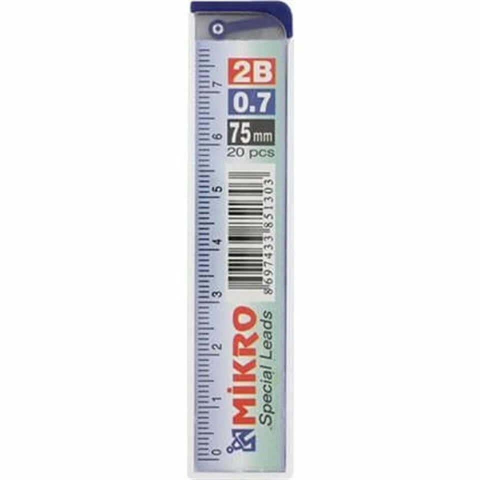 Mikro M-750 75 MM Cetvelli Kurşun Kalem Ucu 0.7MM