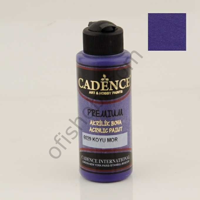 Cadence Premium Akrilik Boya 6029 Koyu Mor 120 Ml