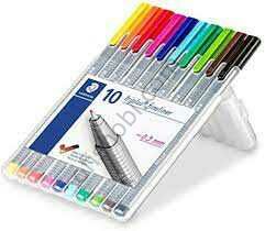 Staedtler 334 Sb10 Trıplus Fineliner 0.3 Mm 10 Lu Set
