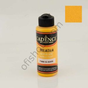 Cadence Premium Akrilik Boya 7360 G. Sarı 120 Ml