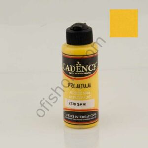 Cadence Premium Akrilik Boya 7370 Sarı 120 Ml