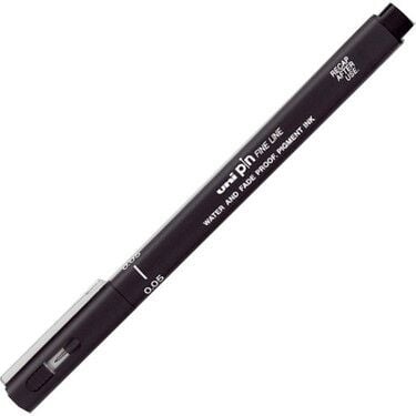 Uni Pin 0.5 Fine Line Akrilik Uçlu Kalem Siyah