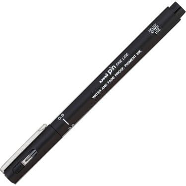 Uni Pin 0.8 Fine Line Akrilik Uçlu Kalem Siyah
