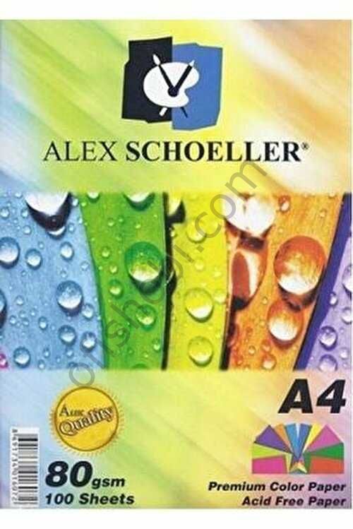 Alex Fotokopi Kağıdı 10 Renk A4 100 Lü Karışık Alx-779