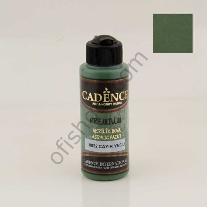 Cadence Premium Akrilik Boya 8022 Çayır Yeşili 120 Ml