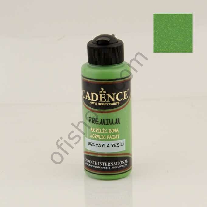 Cadence Premium Akrilik Boya 8024 Yayla Yeşili 120 Ml