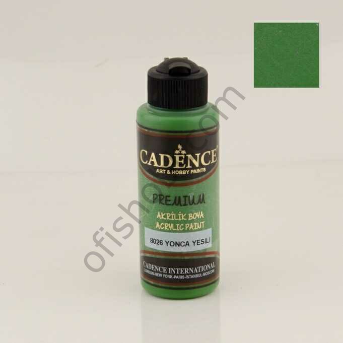 Cadence Premium Akrilik Boya 8026 Yonca Yeşili 120 Ml