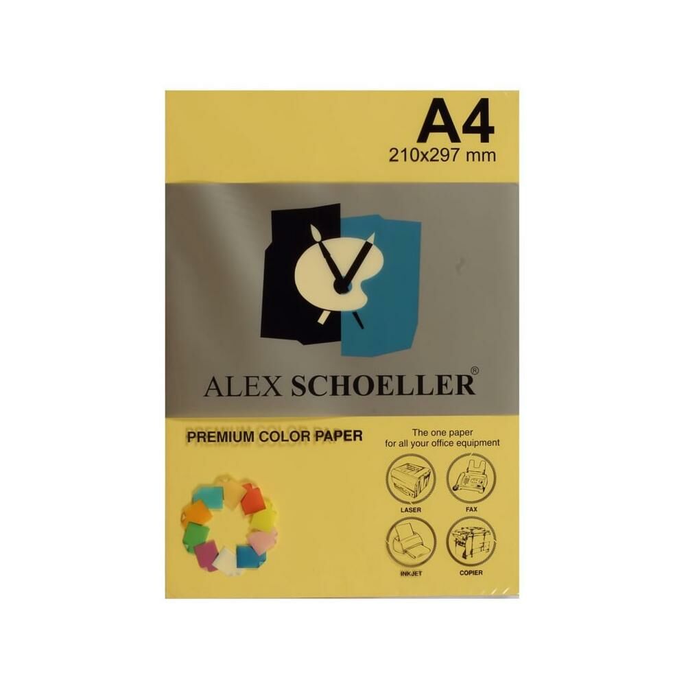 Alex Fotokopi Kağıdı A4 500 Lü Sarı Alx-560