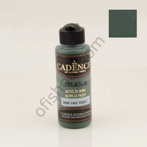 Cadence Premium Akrilik Boya 9006 Yağ Yeşili 120 Ml