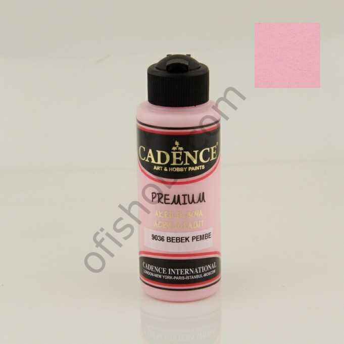 Cadence Premium Akrilik Boya 9036 Bebe Pembe 120 Ml