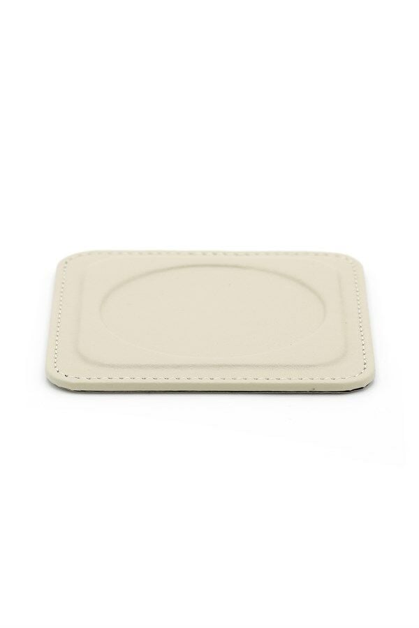 2K Bardak Altlığı Masa Üstü Yuvarlak 120-10 Bej 11x11 Cm