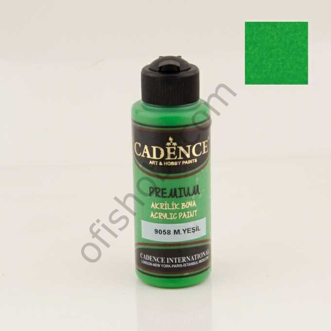 Cadence Premium Akrilik Boya 9058 M. Yeşil 120 Ml
