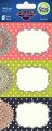 Crea Etiket Mandala Desenli Neon Etiket