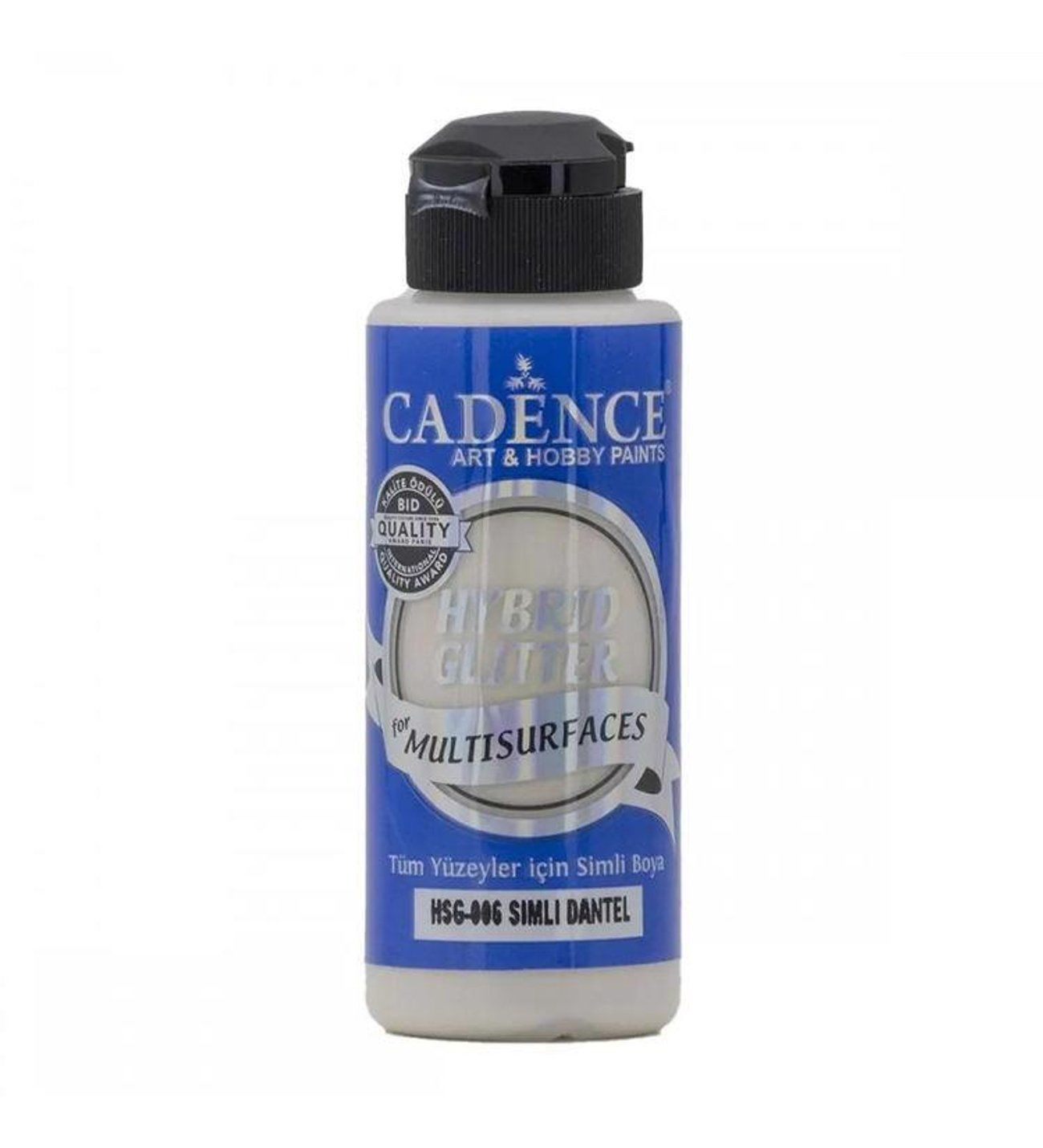 Cadence Hybrid Akrilik Multisurfaces Simli Gümüş Hsg-006 Dantel 120 Ml