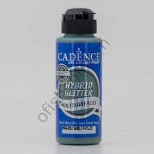 Cadence Hybrid Akrilik Multisurfaces Simli Gümüş Hsg-093 Firuze 120 Ml
