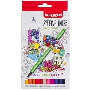 Bruynzeel Fineliner 0,4 Mm Set 24 Renk
