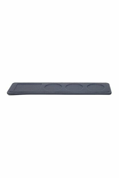 2K Bardaklık Şişelik Ve Çerezlik Masa Üstü 160-3 Lacivert 9,5x42 Cm