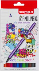Bruynzeel Fineliner 0,4 Mm Set 12 Renk