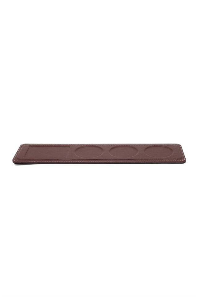 2K Bardaklık Şişelik Ve Çerezlik Masa Üstü 160-4 Bordo 9,5x42 Cm
