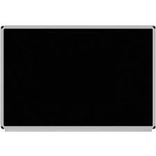 İnter 60x90 Elegant Çerçeve Lamine Yüzey Duvara Monte Siyah Yazı Tahtası