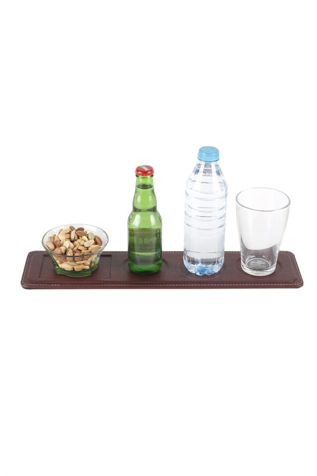 2K Bardaklık Şişelik Ve Çerezlik Masa Üstü 160-8 Taba 9,5x42 Cm