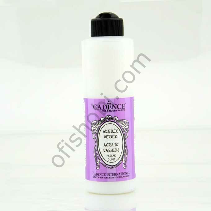 Cadence Su Bazlı Akrilik Parlak Vernik 250 Ml