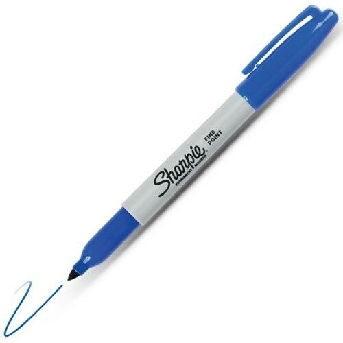 Sharpie Fine Permanent Markör Yuvarlak Uç - Mavi