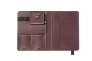 2K Organizer Ve Tablet Kılıfı Suni Deri 49x30 Cm Bordo