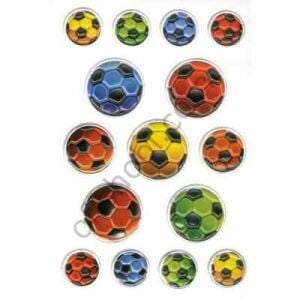 Herma Magic Etiket Embossed Renkli Futbol Topları 