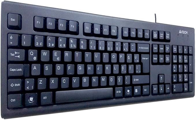 A4 Tech Km-720 Siyah Q Tr Usb Kablolu Fn Multimedya Klavye