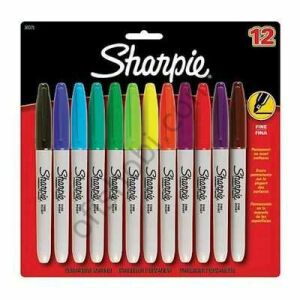 Sharpie Fine Permanent Markör 12 Li Karışık Blister