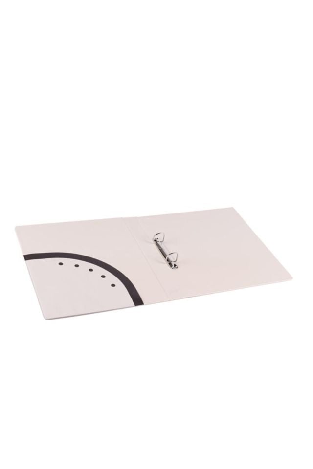 2K Evrak Sunum Klasörü A4 Pvc 3 Cm 2 Halkalı 200 Yaprak 2997 Krem 27x32 Cm