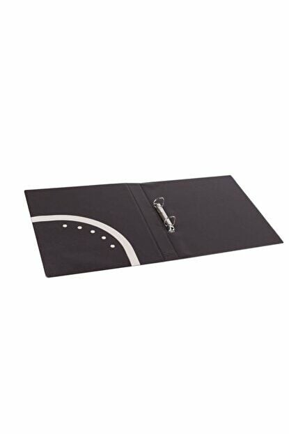 2K Evrak Sunum Klasörü A4 Pvc 3 Cm 2 Halkalı 200 Yaprak 2997 Siyah 27x32 Cm