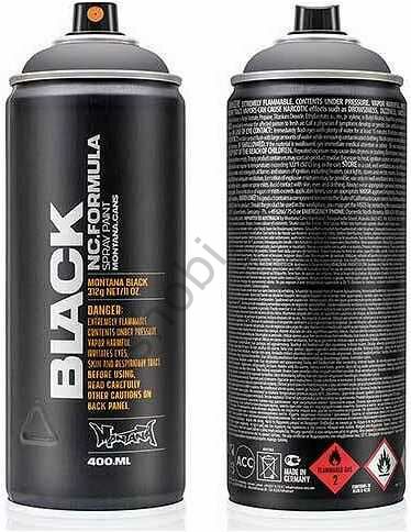 Montana Black Sprey Boya 400 Ml Nostradamus BLK7230
