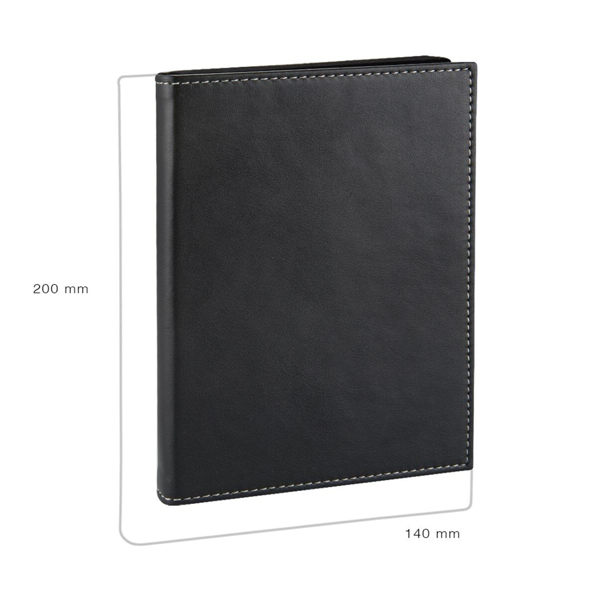 2K Hesap Kutusu 4006S Siyah 14x20 Cm
