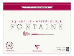 Claırefontaıne 30x40 Cm 300 Gr 10 Yaprak Dokulu 1 Kenar Yapışkanlı Fontaine