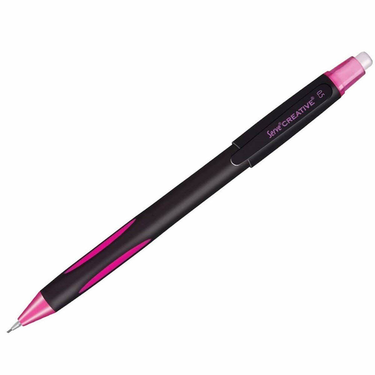 Serve Creatıve Mekanik Kurşun Kalem 05 Mm Pembe